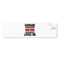Suriname Loves Me bumper stickers