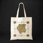 Suriname Map Flag Border Bag