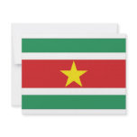 Suriname National Flag Personalized Announcements