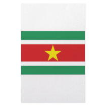 Suriname National Flag Personalized Stationery