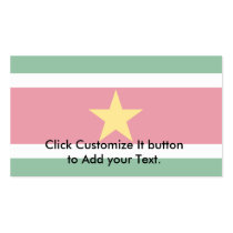Suriname, Sri Lanka Business Card