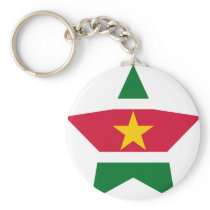 Suriname Star Keychains