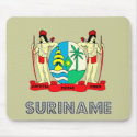 Surinamer Emblem mousepads