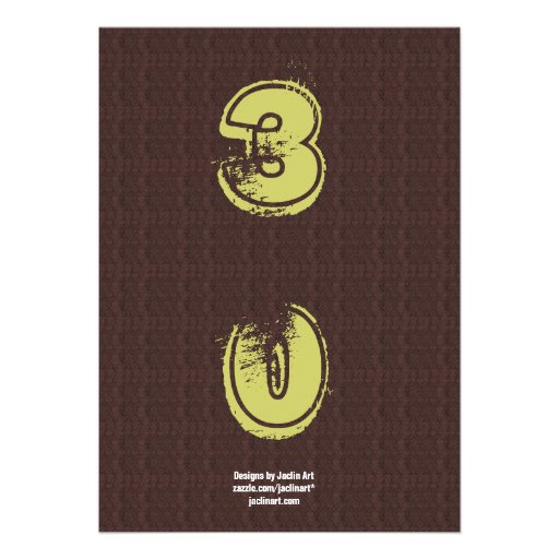 SURPRISE 30th Birthday  V10 Custom Invite
