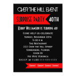 Surprise 40th Birthday Party Invitation Personalized Invites