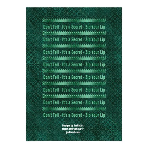 SURPRISE 50th Birthday Forest Green F215 Personalized Invites