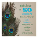 Surprise 50th Birthday Party Invitation - Fabulous