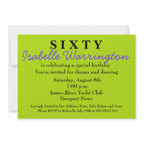 Surprise 60th Birthday Invitation
