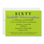 Surprise 60th Birthday Invitation