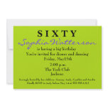 Surprise 60th Birthday Invitation
