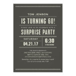 Surprise 60th Birthday Invitations