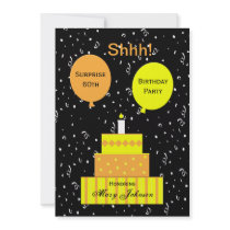 Surprise 60th Birthday Party Invitation