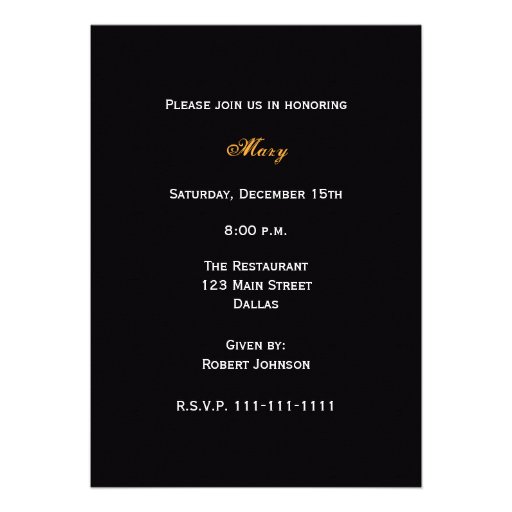 Surprise 60th Birthday Party Invitation
