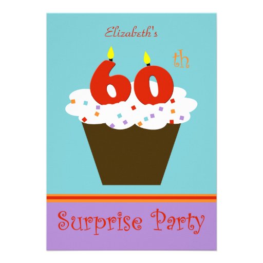 Surprise 60th Birthday Party Invitation