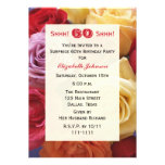 Surprise 60th Birthday Party Invitation, Roses