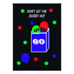 Surprise 60th Birthday Party Invitation -- SECRET