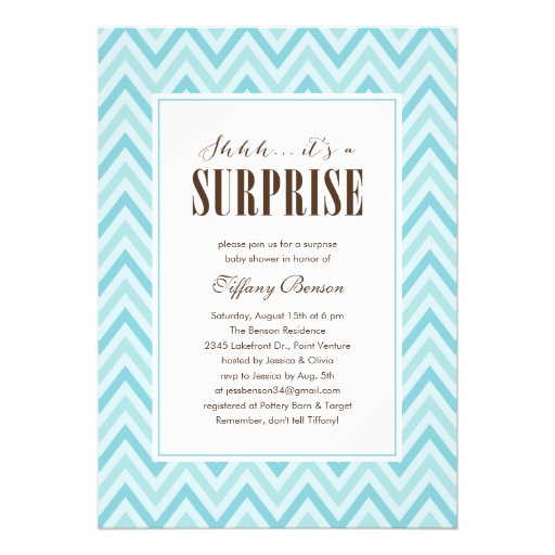 Surprise Baby Shower Invitations