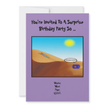 Surprise Birthday Invitation. by bad_Onions Surprise Birthday Invitation.