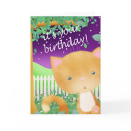Surprise Cat - Greeting card