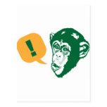 Surprise Chimp Post Card