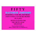 Surprise Fiftieth Birthday Invitation