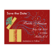 Surprise me Save the Date - Customized postcards