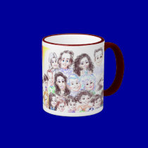 Surprise Party Caricatures Mug 13 mugs