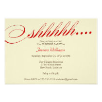 Surprise Party Custom Announcements