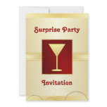 Surprise Party Invitations - Champagne