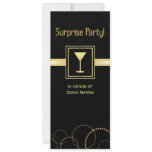Surprise Party Invitations - Contemporary Tall
