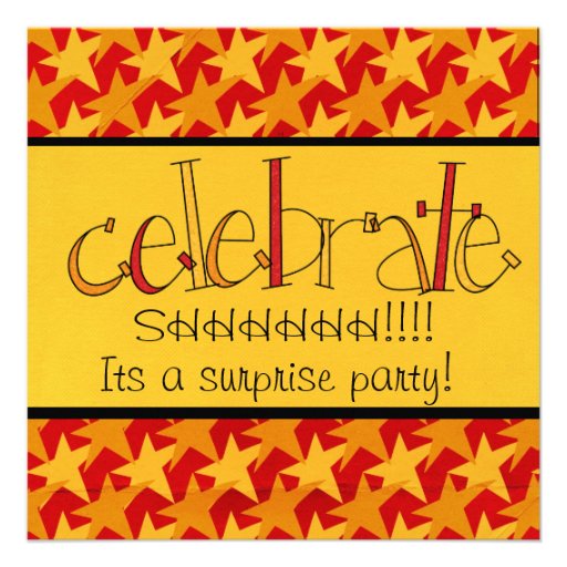 Surprise Party Invite