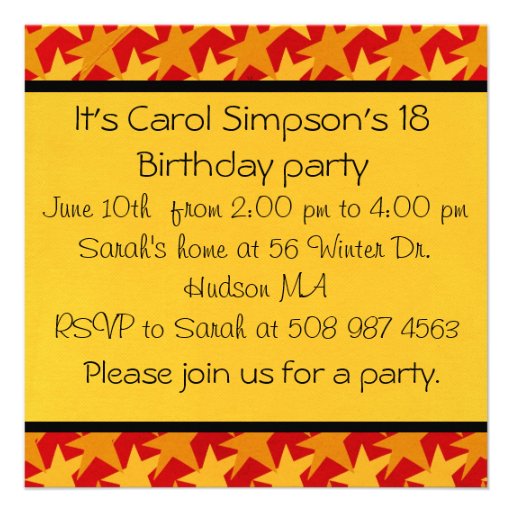 Surprise Party Invite