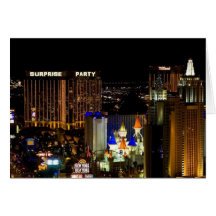 SURPRISE PARTY! Las Vegas Strip Card