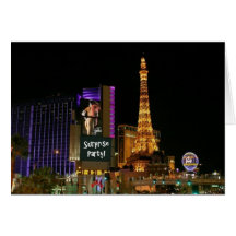 SURPRISE PARTY! Las Vegas Strip Card