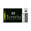 Surprise party postage stamps stamp