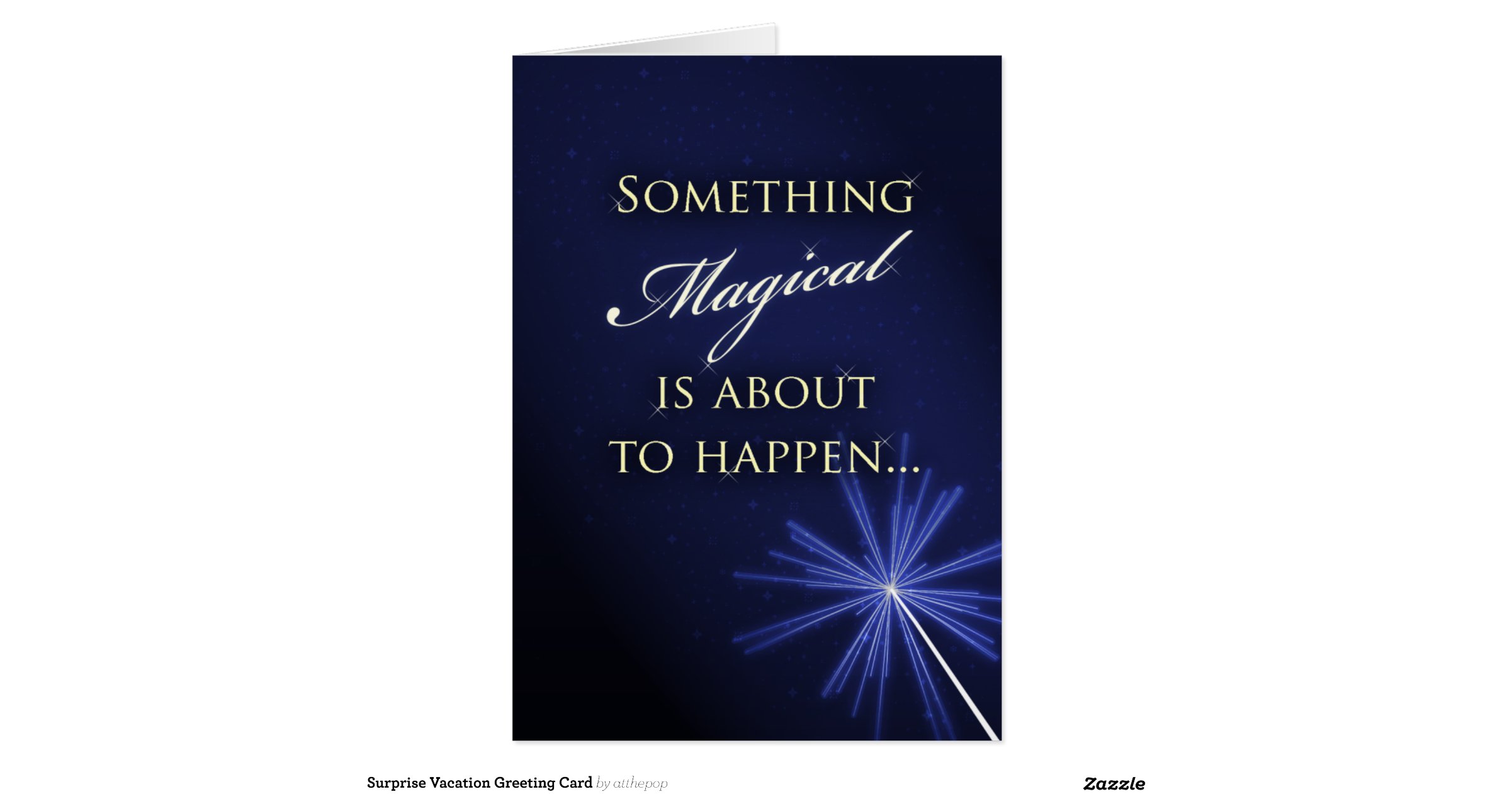 surprise vacation greeting card vacation greeting cards