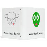 Surprised alien vinyl binder