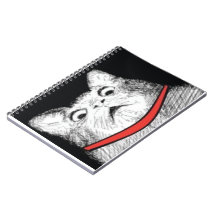 Surprised Cat Gasp Meme - Notebook