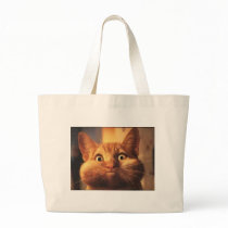 Surprised Cat Tote Bag