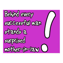 Surprised Mother-In-Law Funny Poster posters by FunnyBusiness Surprised Mother-In-Law Funny Poster posters