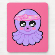 Surprised Tako Mouse Pads