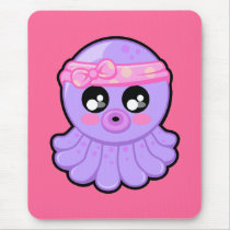 Surprised Tako Mouse Pads