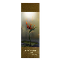 Surreal Bookmark - Alone business cards by Houk Surreal Bookmark - Alone business cards