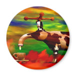 Surreal chess art paintings  fantastic art refrigerator magnets