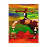 Surreal chess art paintings  fantastic art post card
