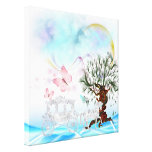 Surreal Crystal Horse Carriage  Wrapped Canvas Gallery Wrap Canvas