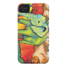 Surreal Elephants iPhone 4 Case