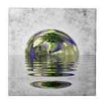 Surreal Floating Bonsai Tree Tile