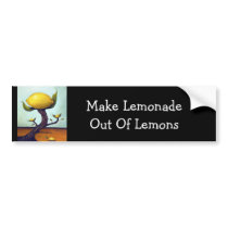 Surreal Lemon Tree Bumper Sticker