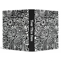 Surreal Life (1.0in) - Black on White binders